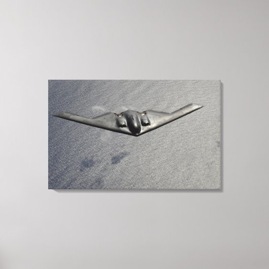 Toile Un Esprit B-2 survole l'océan Pacifique (Recto)