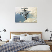 Toile Un F-16 Faucon combattant ravitaille (Insitu(Chambre))
