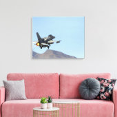 Toile Un F-16E des Émirats arabes unis (Insitu(Salon))