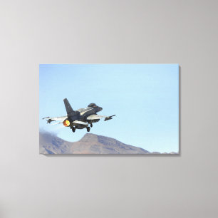 Toile Un F-16E des Emirats Arabes Unis