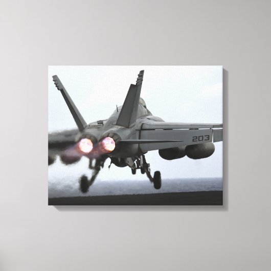 Toile Un F/A-18E Super Hornet lance (Recto)