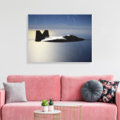 Toile Un F/A-22 Raptor effectue une mission d'entraîneme (Insitu(Salon))