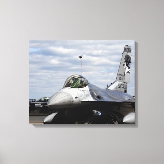 Toile Un Faucon de combat F-16 (Recto)