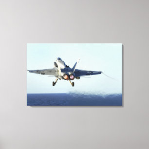 Toile Un frelon de F/A-18C lance du poste de pilotage 2