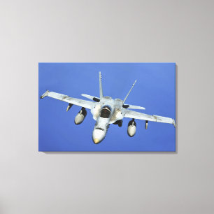 Toile Un frelon F/A-18 participe à une mission