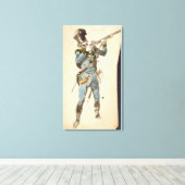 Toile Un fusil des geôliers autrichiens (Insitu (Plancher de Bois))