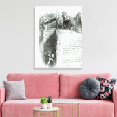 Toile Un garçon et une fille en train d'être enlevé dans (Insitu(Salon))