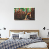 Toile Un géant déchu, le parc d'état de Humboldt (Insitu(Chambre))