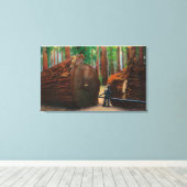 Toile Un géant déchu, le parc d'état de Humboldt (Insitu (Plancher de Bois))