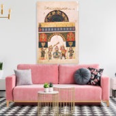 Toile Un graphique astrologique indien (Insitu(Salon))