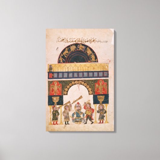 Toile Un graphique astrologique indien (Recto)