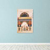 Toile Un graphique astrologique indien (Insitu (Plancher de Bois))