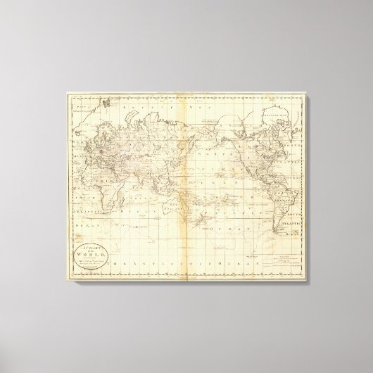Toile Un graphique du monde (Recto)