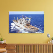 Toile Un hélicoptère nettoie le poste de pilotage (Insitu(Salon))