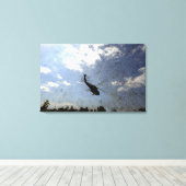 Toile Un HH-60 Seahawk de la marine américaine (Insitu (Plancher de Bois))