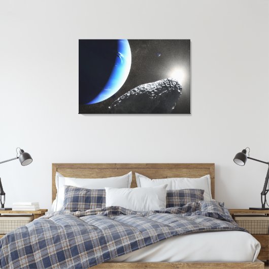 Toile Un Hippocamp de la minuscule lune de Neptune. (Insitu(Chambre))