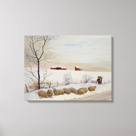 Toile Un hiver difficile (Recto)