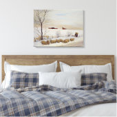 Toile Un hiver difficile (Insitu(Chambre))