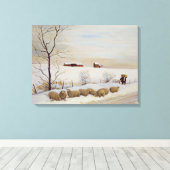 Toile Un hiver difficile (Insitu (Plancher de Bois))