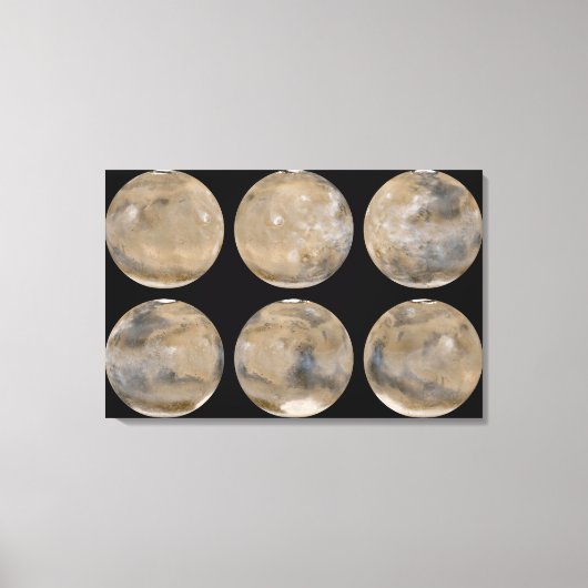 Toile Un hiver du centre-nord/sud sur Mars (Recto)