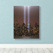 Toile Un hommage au World Trade Center à New York. (Insitu (Plancher de Bois))