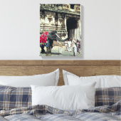 Toile Un homme béni par un éléphant (Insitu(Chambre))