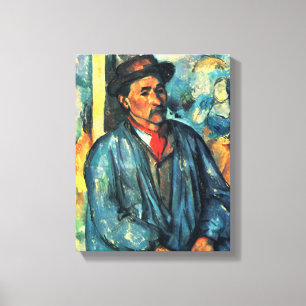 Toile Un homme dans une fumée bleue - Paul Cezanne - c18