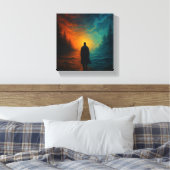 Toile Un homme entre les mondes (Insitu(Chambre))