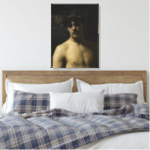 Toile Un homme porte des lauriers (Insitu(Chambre))