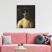 Toile Un homme porte des lauriers (Insitu(Salon))