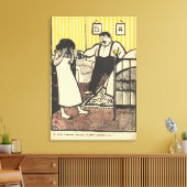 Toile Un homme reproche à sa maîtresse enceinte (Insitu(Salon))