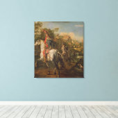 Toile Un Hussar à cheval, 1773 (Insitu (Plancher de Bois))