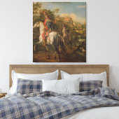 Toile Un Hussar à cheval, 1773 (Insitu(Chambre))