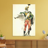 Toile Un Hussar du 9e régiment (Insitu(Salon))