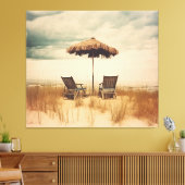 Toile Un instant de répit et de réalisme rétro-côtier (Insitu(Salon))