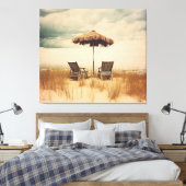 Toile Un instant de répit et de réalisme rétro-côtier (Insitu(Chambre))