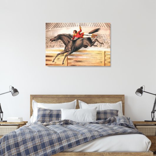 Toile Un Interprète De Cirque À Cheval De Voûte (Insitu(Chambre))