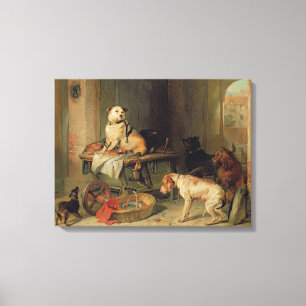 Toile Un Jack dans le bureau, c.1833