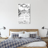 Toile Un jardin de maison de campagne, de 'The Gentlemen (Insitu(Chambre))