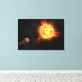 Toile Un jeune nain rouge (Insitu (Plancher de Bois))