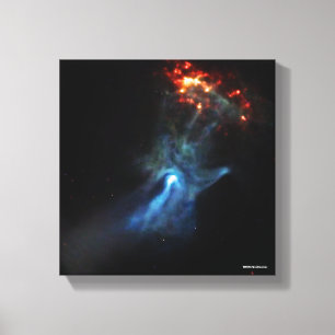 Toile Un jeune pulsar montre sa main
