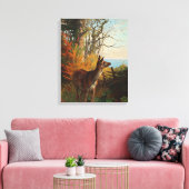 Toile Un Joli Cerf En Forêt (Insitu(Salon))