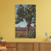 Toile Un joshua palmier en fleurs dans le désert califor (Insitu(Salon))