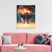 Toile Un jour vraiment mauvais (Insitu(Salon))