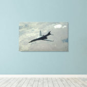 Toile Un Lancer B-1B de l'US Air Force en patrouille de  (Insitu (Plancher de Bois))