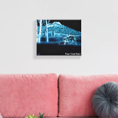 Toile Un Loup Sur Neige (Insitu(Salon))