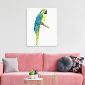 Toile Un Macaw Turquoise (Insitu(Salon))