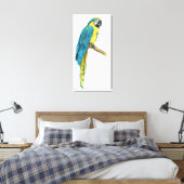 Toile Un Macaw Turquoise (Insitu(Chambre))