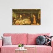 Toile Un magasin de pêcheurs par Frederick Walker (Insitu(Salon))