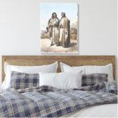 Toile Un mahazi et un bédouin de Soualeh, illustration d (Insitu(Chambre))